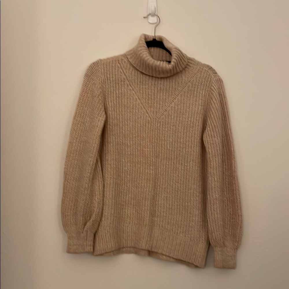 Love Ellie Beige Turtleneck Sweater